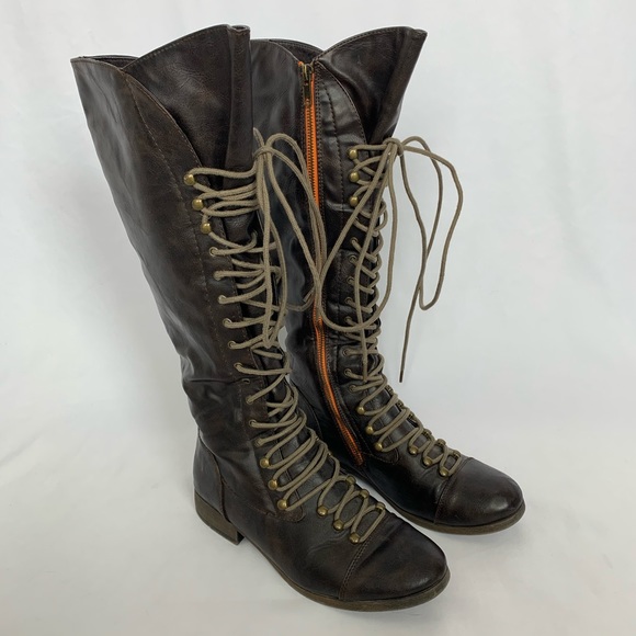 Charlotte Russe Shoes - Charlotte Russe Lace Up Boots